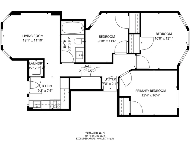 $1,695 | 120 East 57th Street, Unit 3E, Chicago, IL 60637