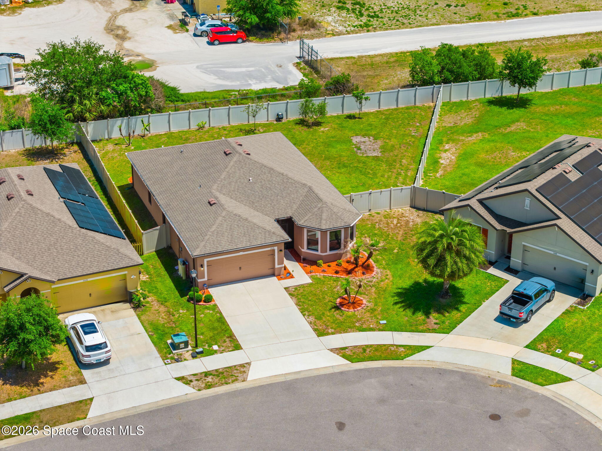 3518 Loggerhead Lane Mims, FL 32754 - Photo 18 of 35 27-Aerial-Neighborhood-and-Cul-de-Sac