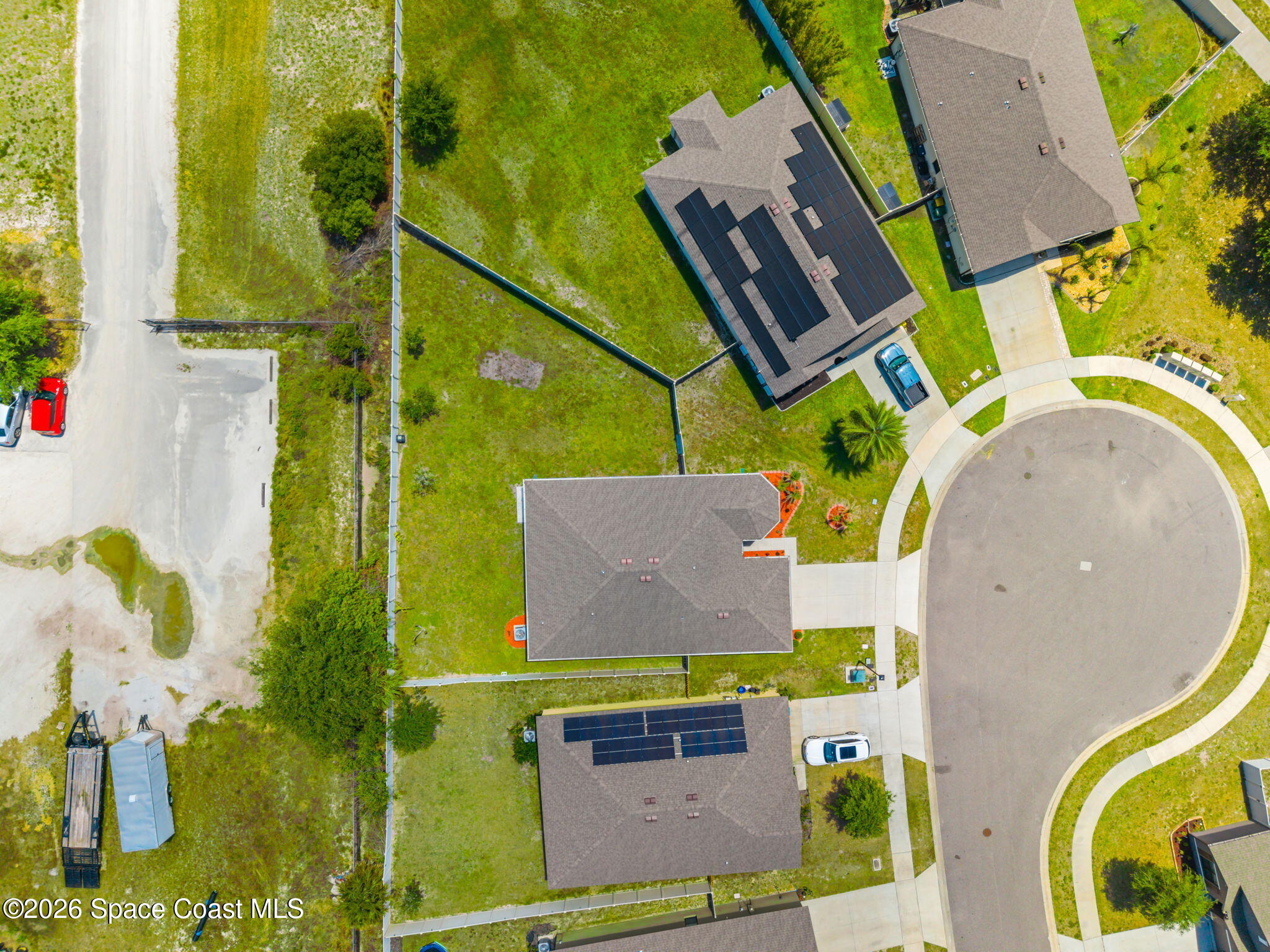 3518 Loggerhead Lane Mims, FL 32754 - Photo 19 of 35 28-Aerial-Top-Down-Property-Lot
