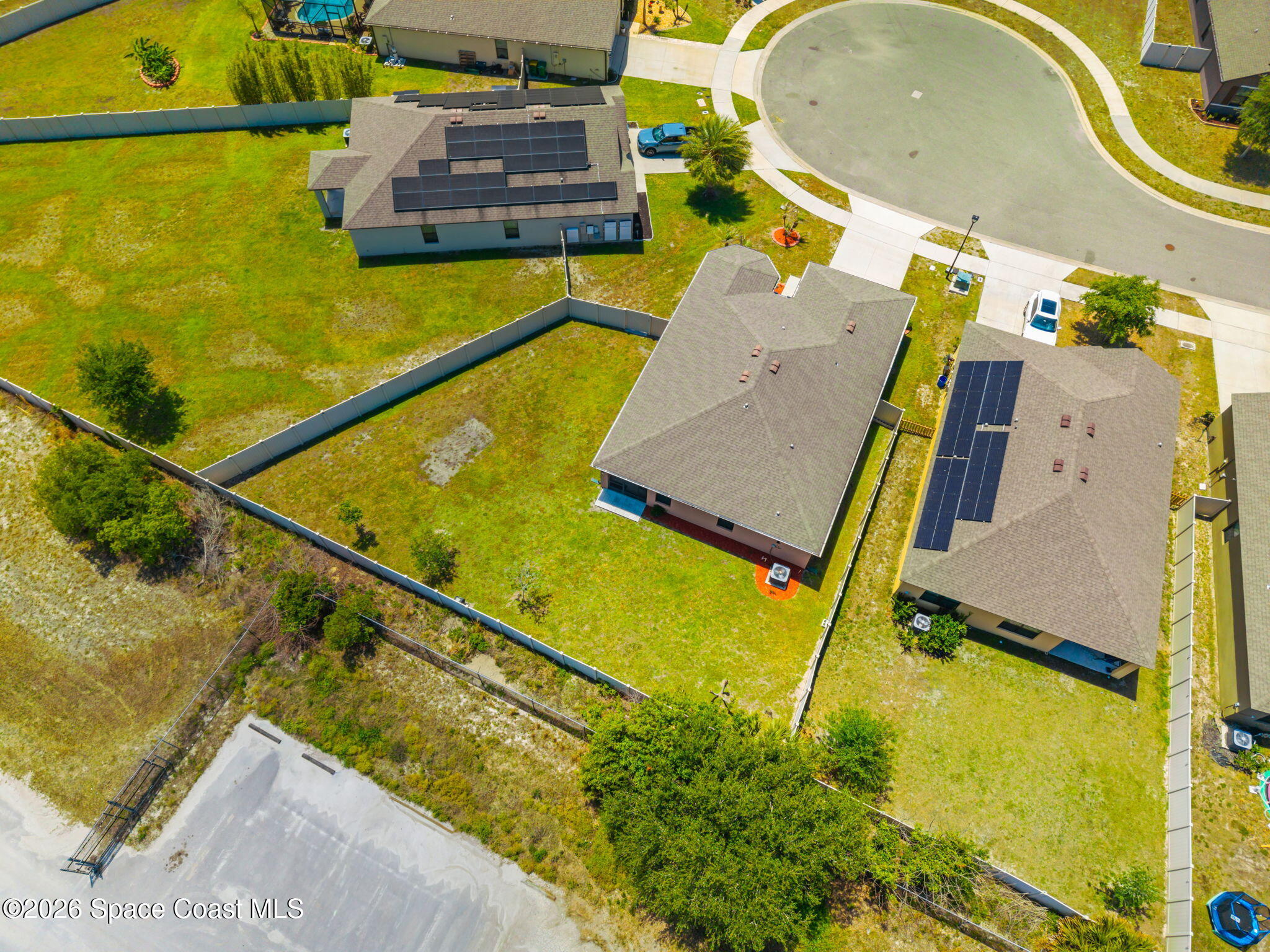 3518 Loggerhead Lane Mims, FL 32754 - Photo 20 of 35 29-Aerial-Backyard-and-Lot
