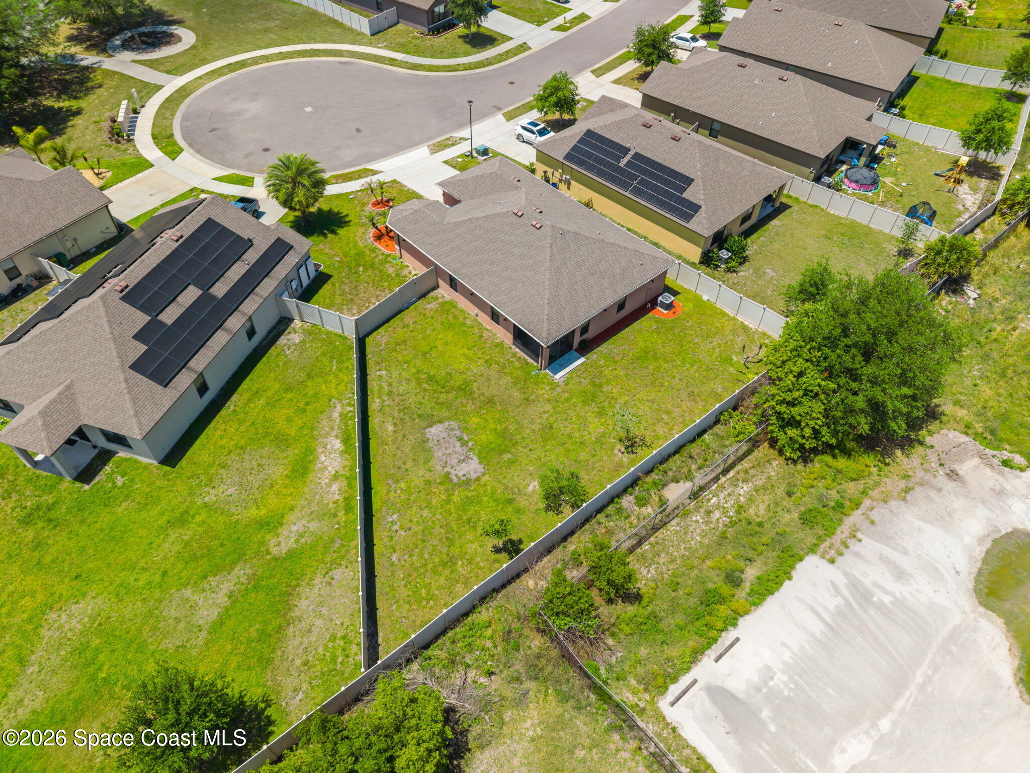 3518 Loggerhead Lane Mims, FL 32754 - Photo 21 of 35 30-Aerial-Neighborhood-Wide-View