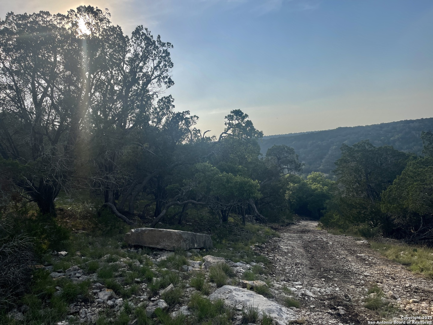 410 Craig Lane Junction, TX 76849 - Photo 23 of 53 a view of a dry yard with lots of green space and fog