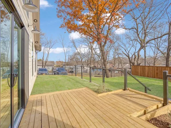a house view with a sitting space