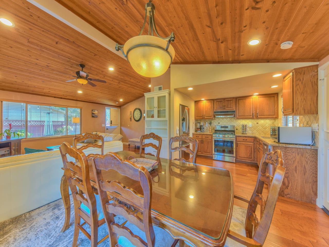 26464 Mission Fields Road Carmel, CA 93923 - Photo 16 of 35 a view of a dining room with furniture
