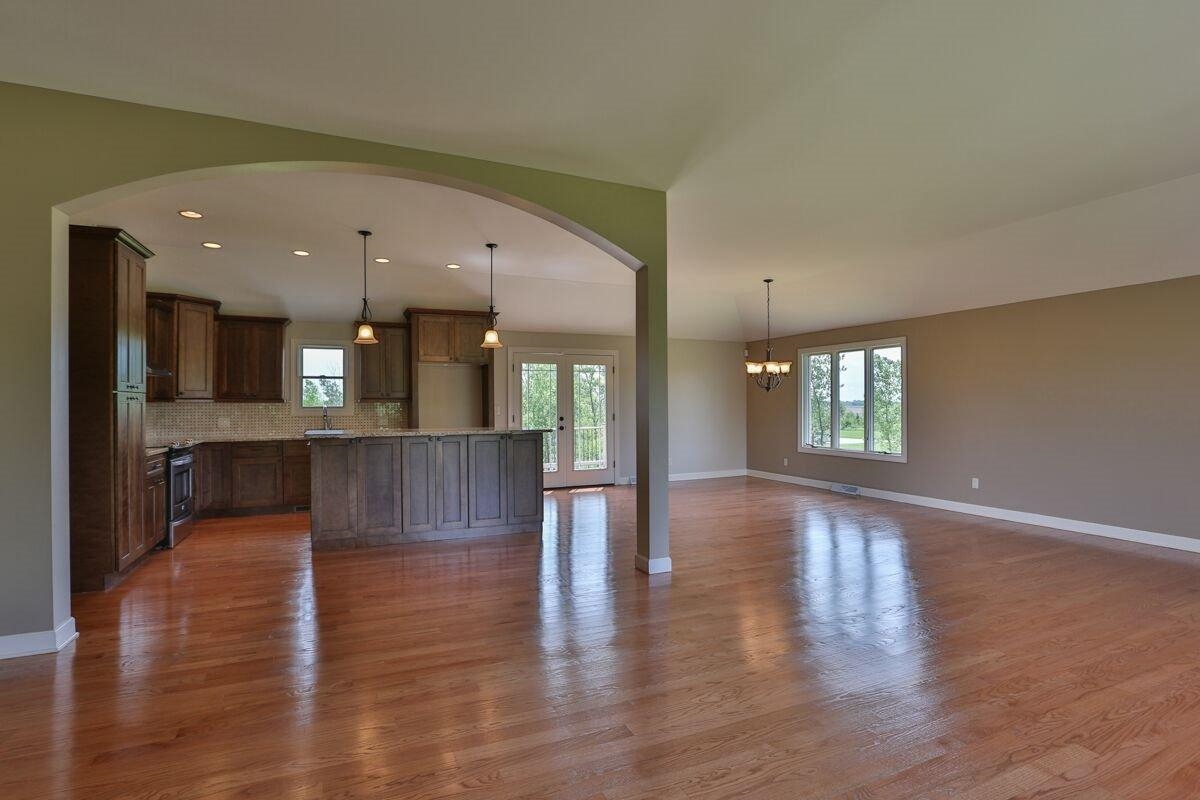 12665 Stateline Road Cedar Lake, IN 46303 - Photo 3 of 10 a view of a kitchen with a sink and a large window