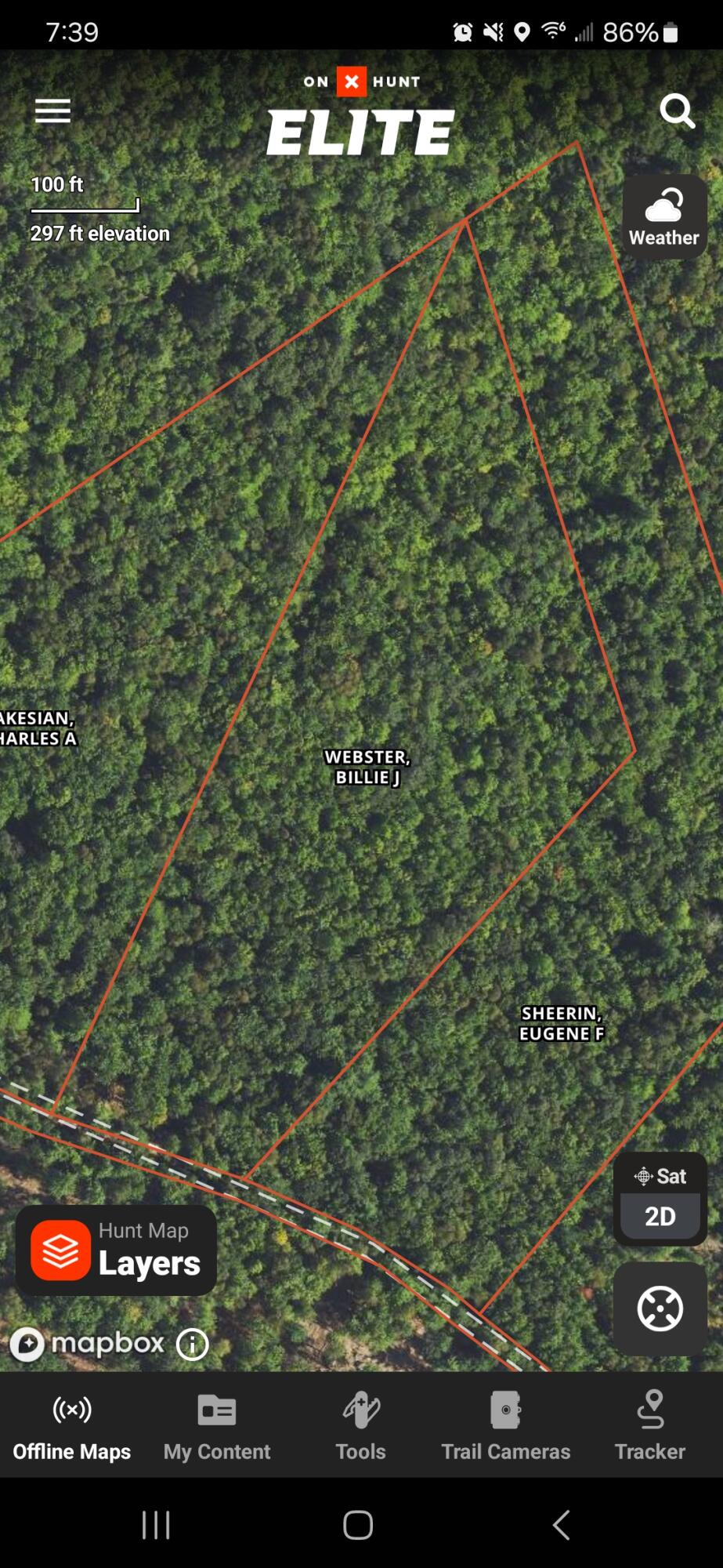 Tbd Dunn Road Norway, ME 04268 - Photo 17 of 17 Screenshot_20250201_193955_onX Hunt