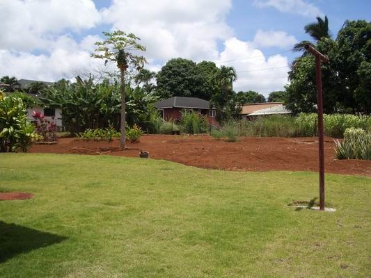 5200 Sokei Road Kapaa, HI 96746 - Photo 21 of 22 a backyard of a house with lots of green space