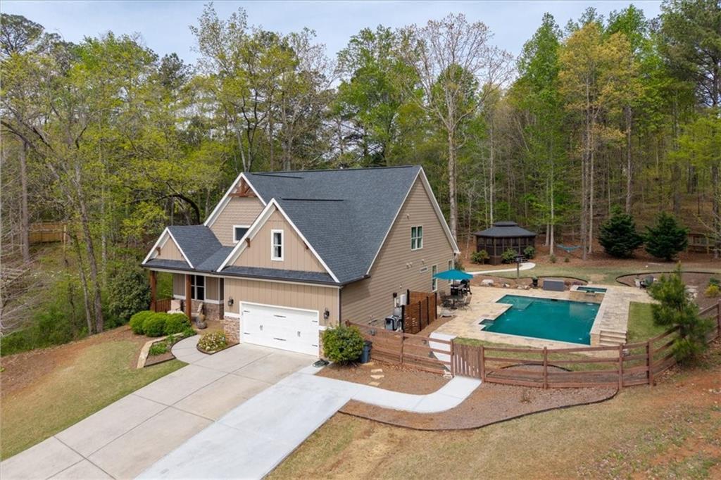 19 Pinoak Trail Cartersville, GA 30121 - Photo 2 of 55 an aerial view of a house with garden