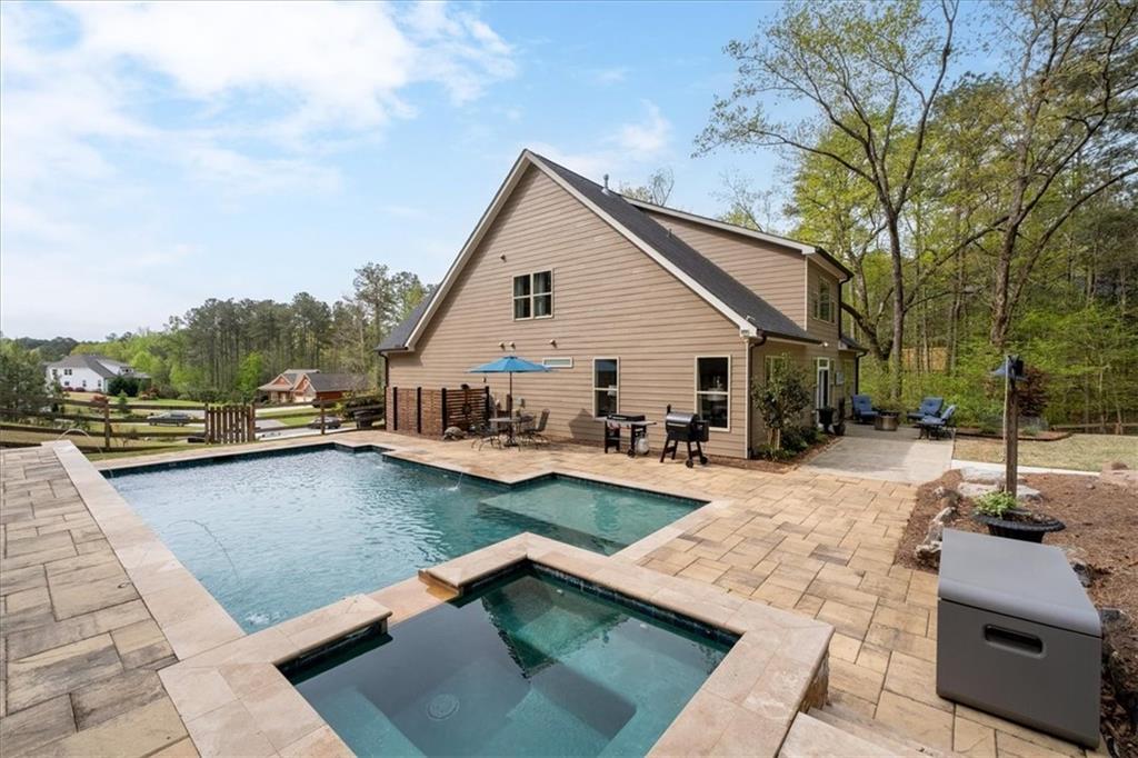19 Pinoak Trail Cartersville, GA 30121 - Photo 41 of 55 a view of a patio with swimming pool