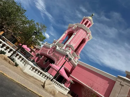 a view of tall buildings