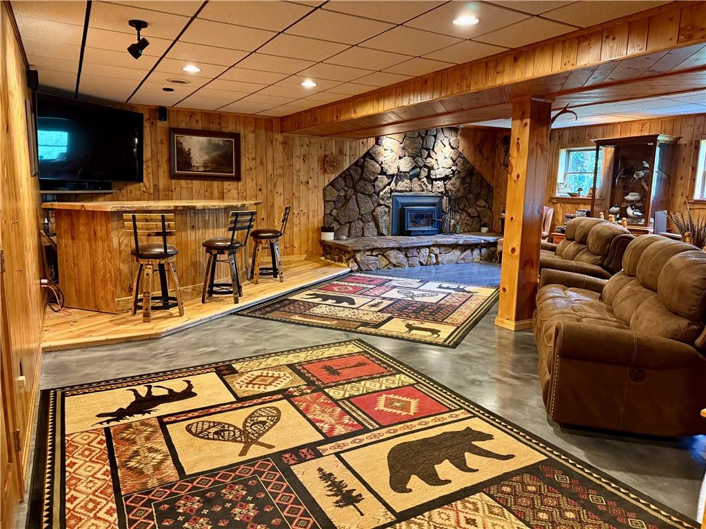 111 McCall Road Butler, PA 16001 - Photo 31 of 50 a living room with a couch and a flat screen tv