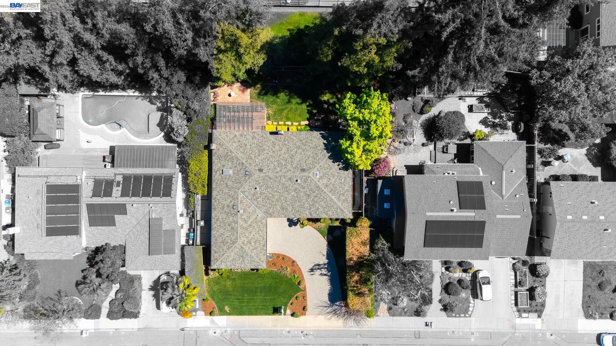 2645 Swanson Way Mountain View, CA 94040 - Photo 45 of 50 an aerial view of multiple house