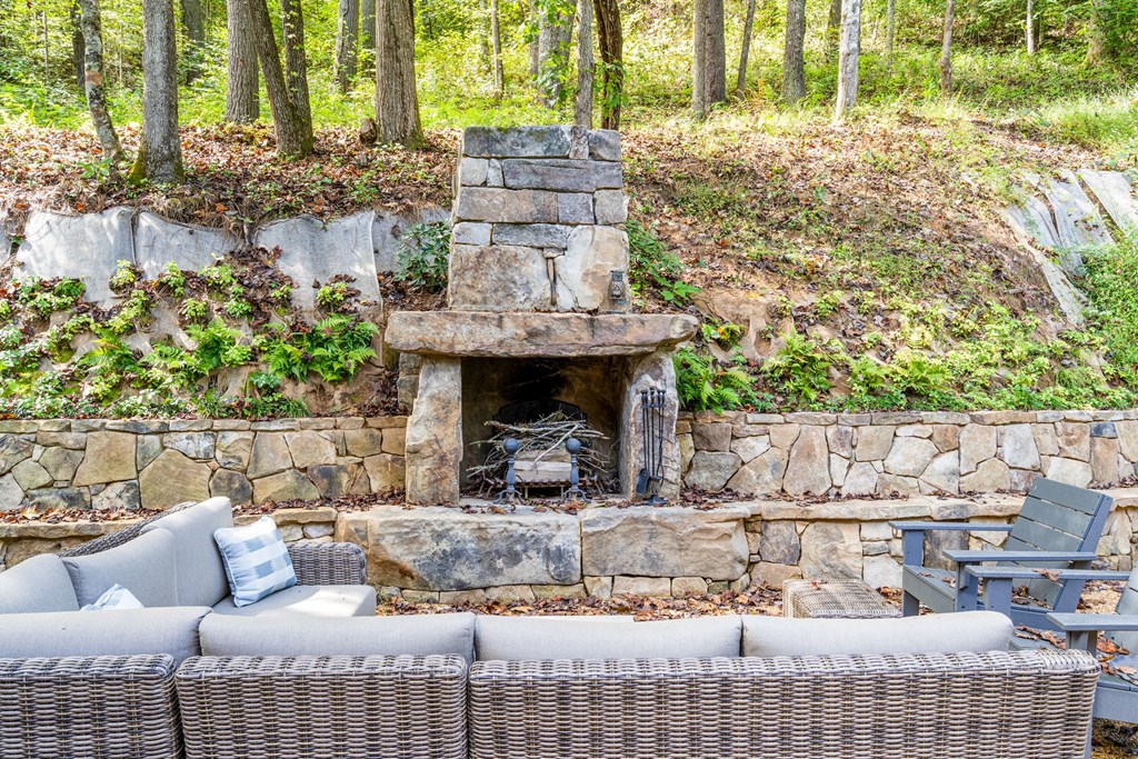 220 Haven Lane Murphy, NC 28906 - Photo 21 of 67 a view of swimming pool with outdoor seating and plants