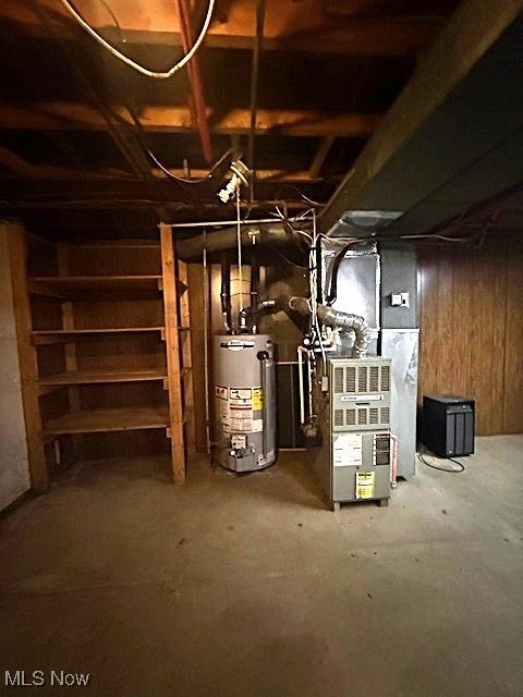 3804 Mahoning Road Northeast Canton, OH 44705 - Photo 19 of 22 Unfinished below grade area featuring gas water heater
