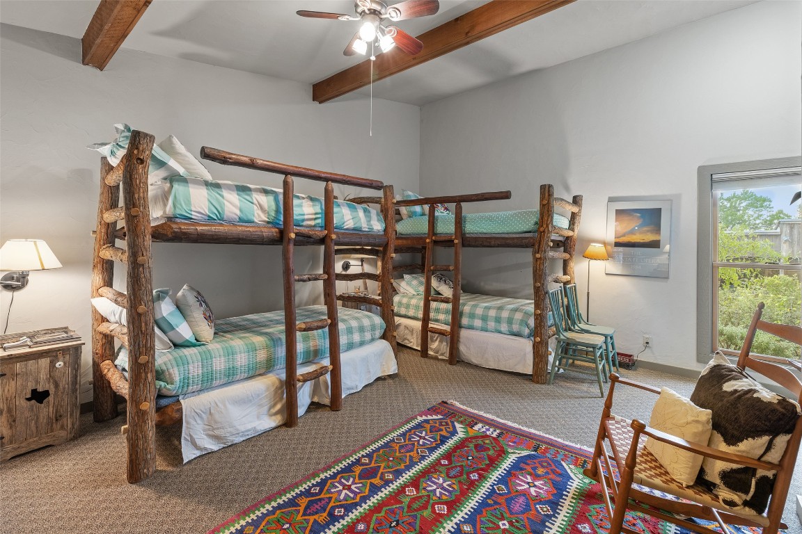 3503 Althaus-Davis Road Fredericksburg, TX 78624 - Photo 37 of 40 a bedroom with furniture and a window