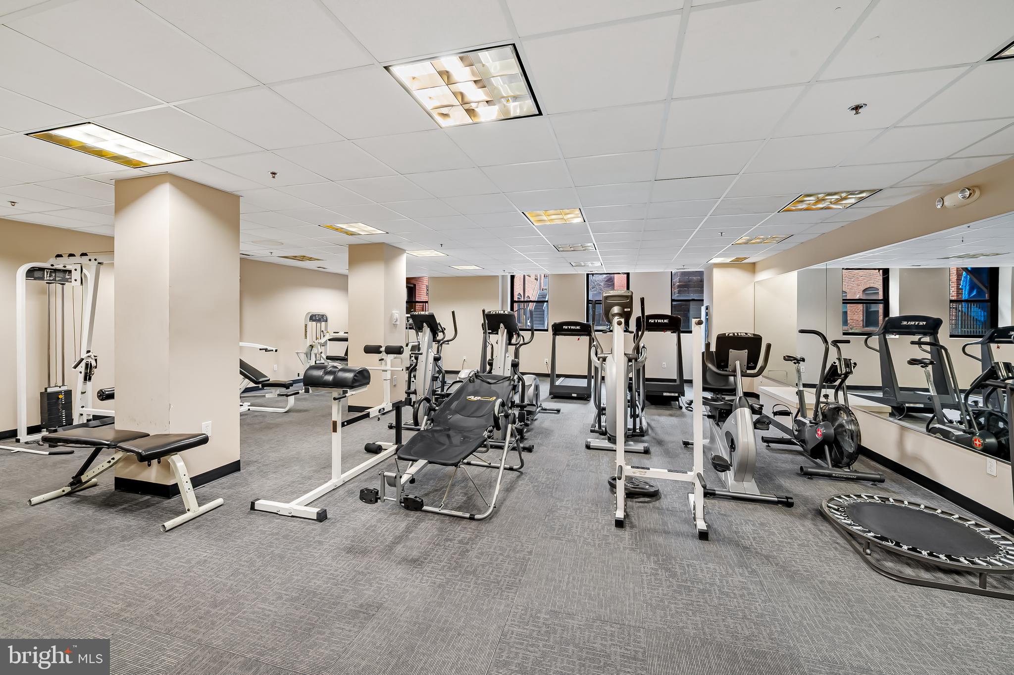 1211 Light Street, Unit 103 Baltimore, MD 21230 - Photo 24 of 31 a view of a room with gym equipment