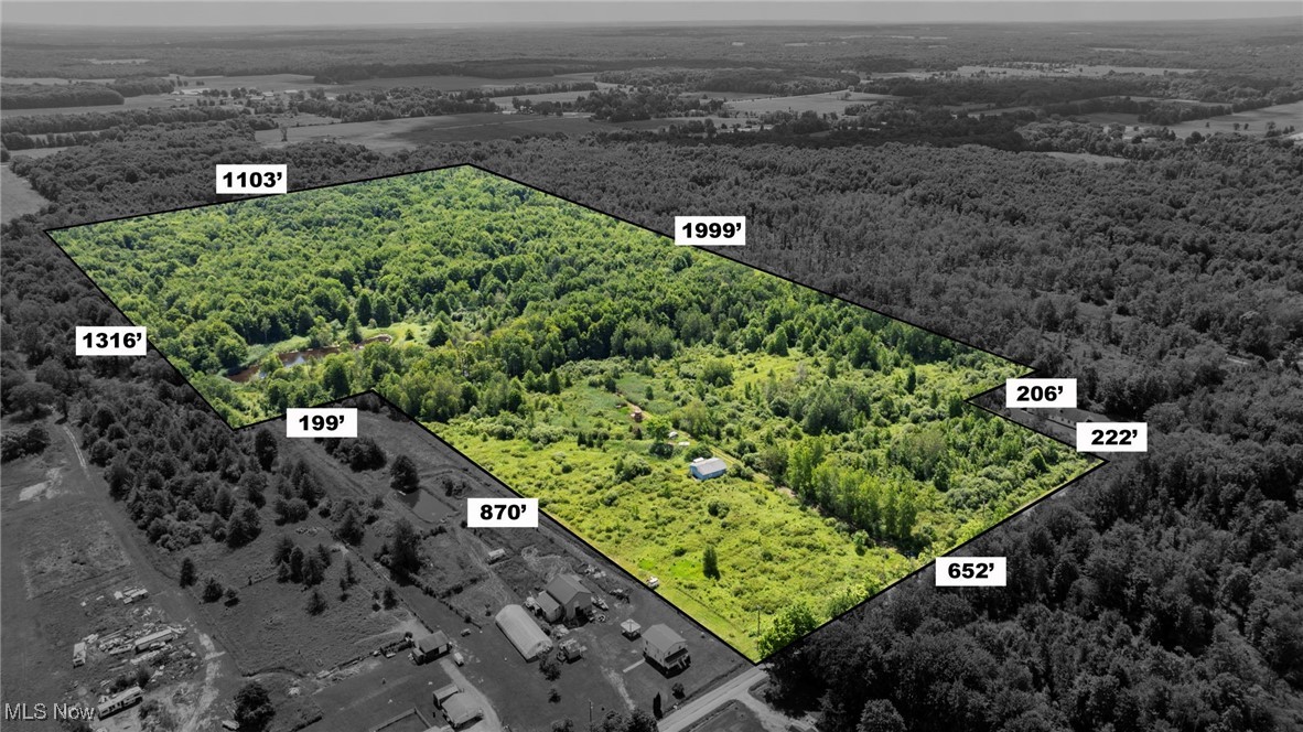 876 Clay Road Jefferson, OH 44047 - Photo 2 of 18 View of property location with property boundaries highlighted