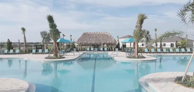 a view of outdoor space with seating area