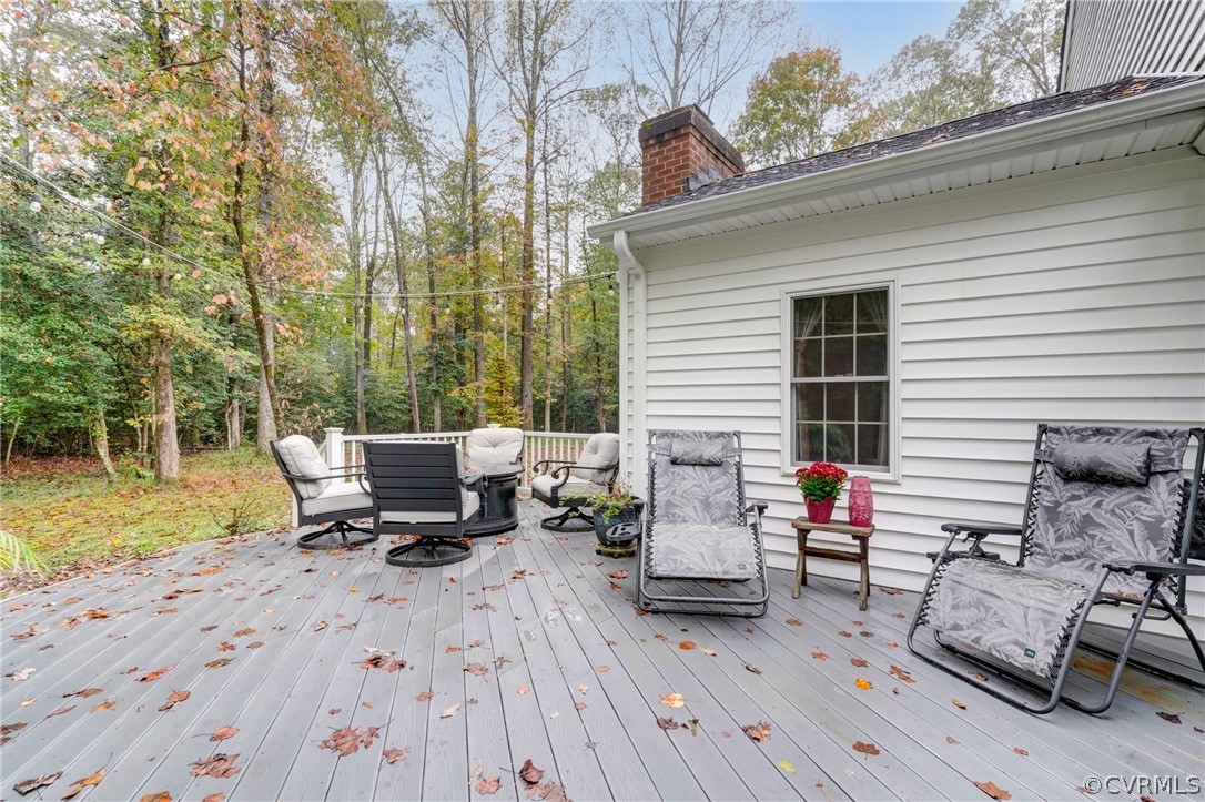 9610 Old Forge Road Providence Forge, VA 23140 - Photo 37 of 44 a view of a lounge chairs on the deck