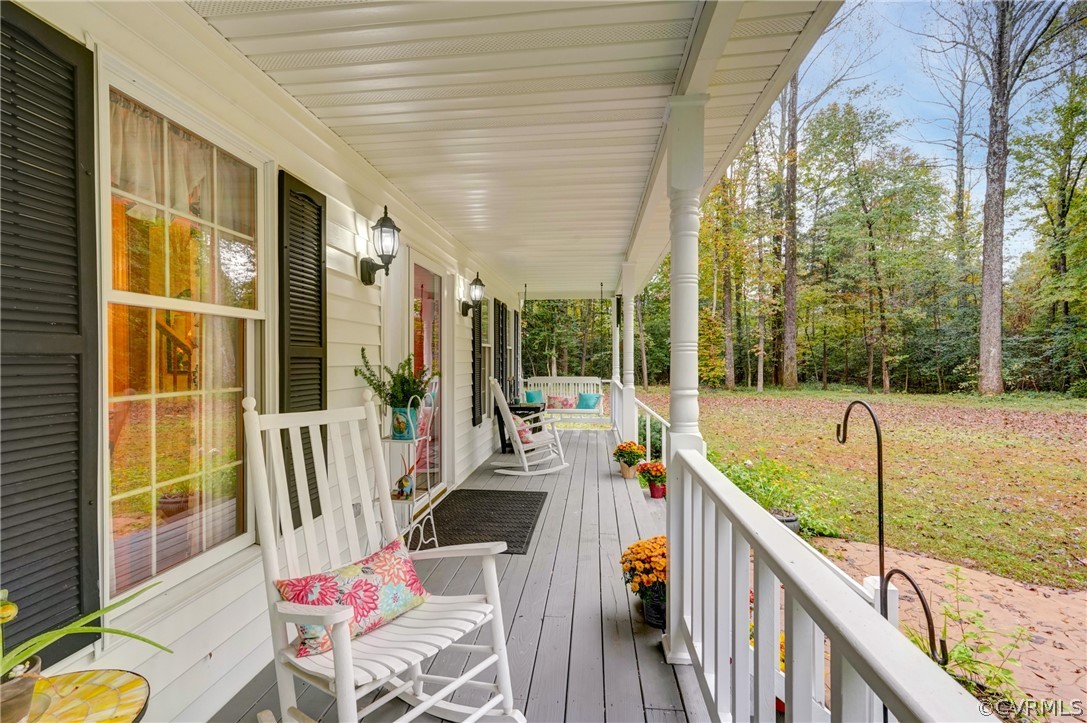9610 Old Forge Road Providence Forge, VA 23140 - Photo 4 of 44 a view of deck with furniture