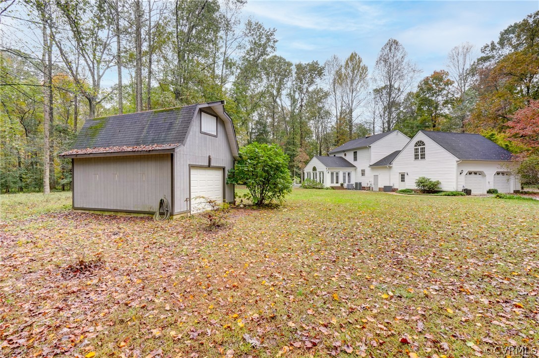 9610 Old Forge Road Providence Forge, VA 23140 - Photo 42 of 44 a house view with a garden space