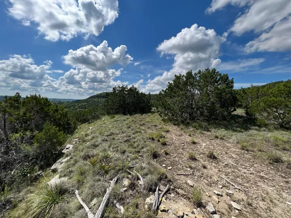a view of a lake with a mountain in the background