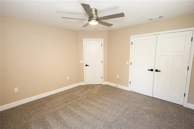 a view of an empty room