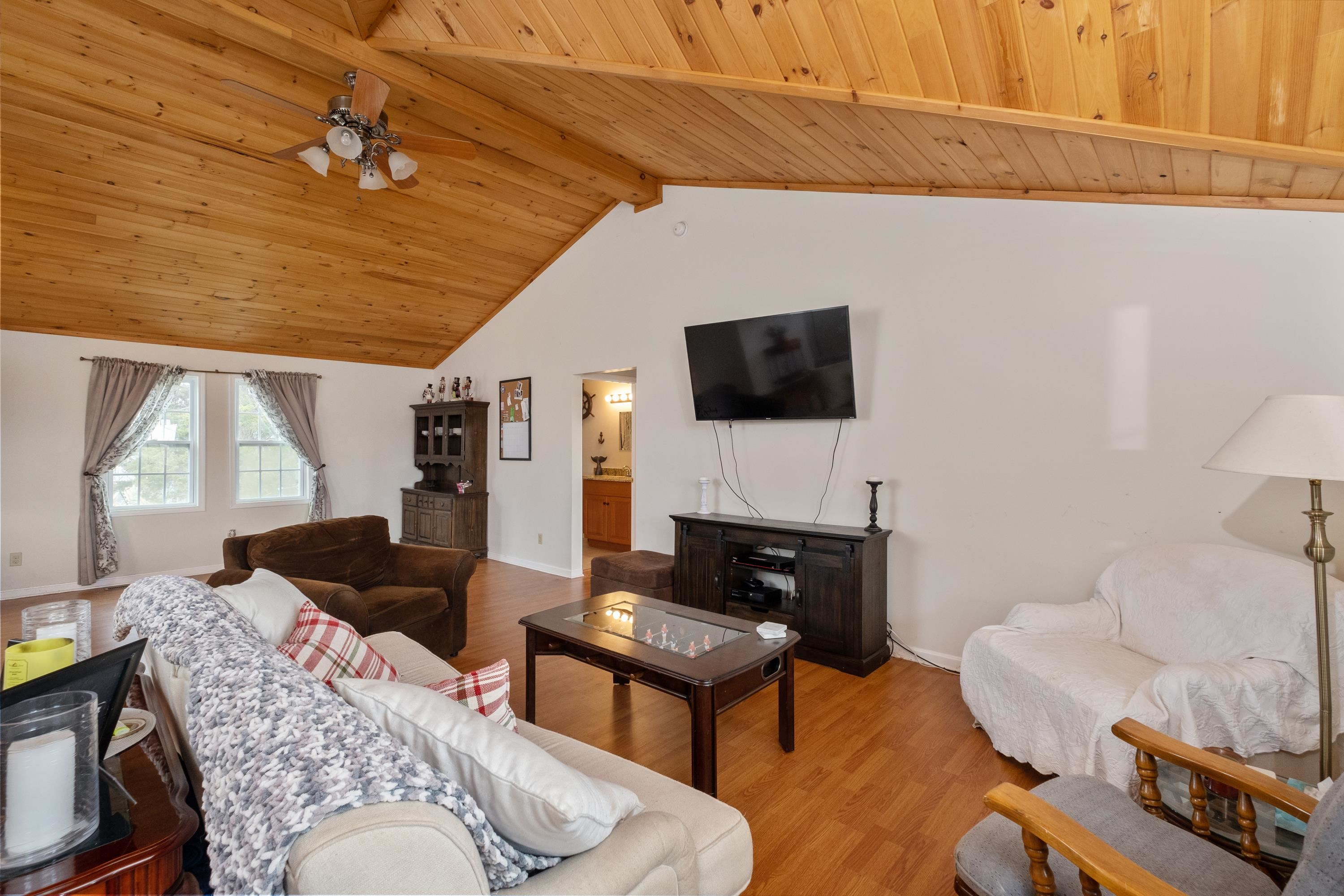 2223 Jerusalem Church Road Buckingham, VA 23921 - Photo 8 of 34 a living room with furniture and a flat screen tv
