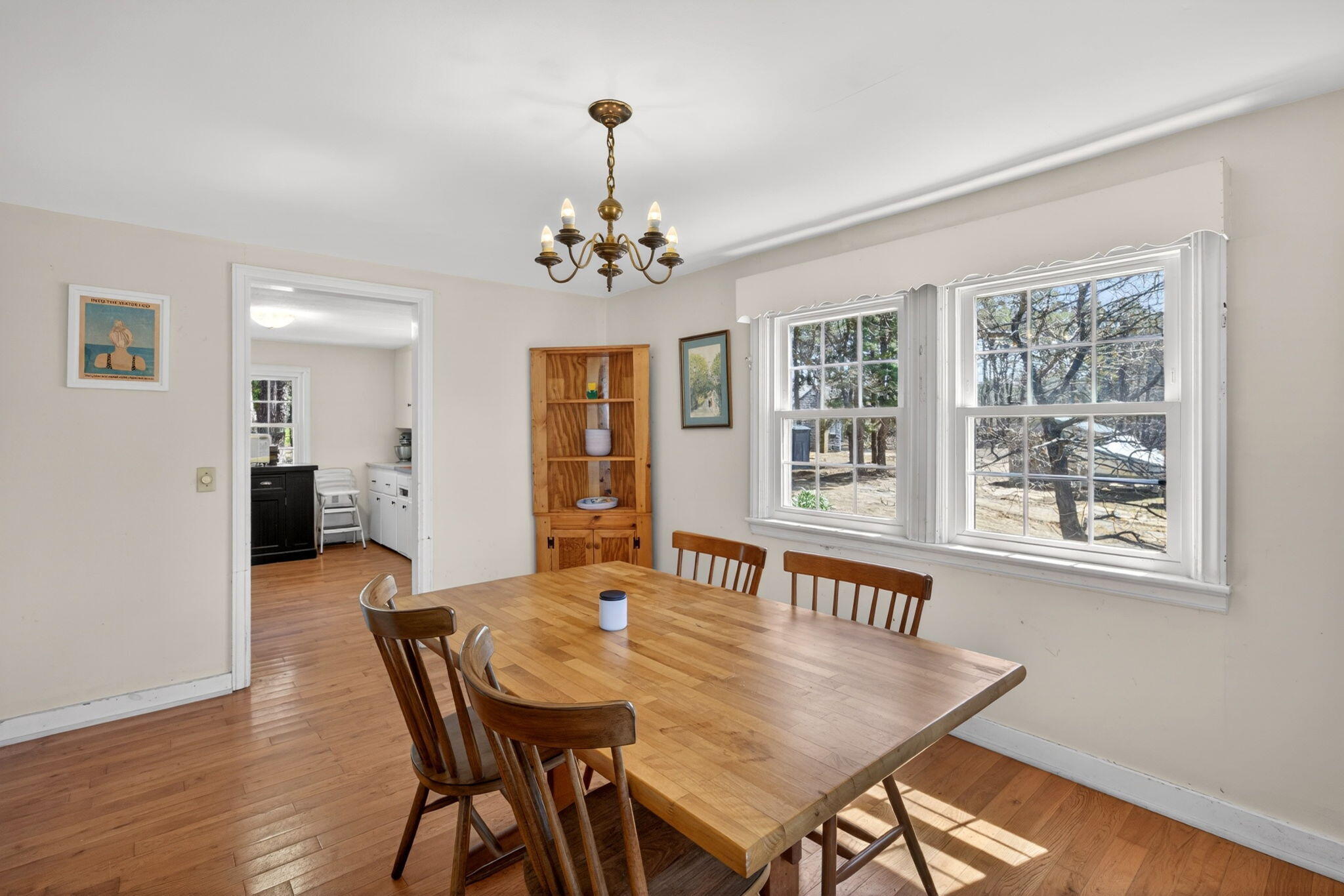 20 Fresh Brook Lane, Unit A Wellfleet, MA 02667 - Photo 6 of 35 a view of a dining room with furniture window and wooden floor