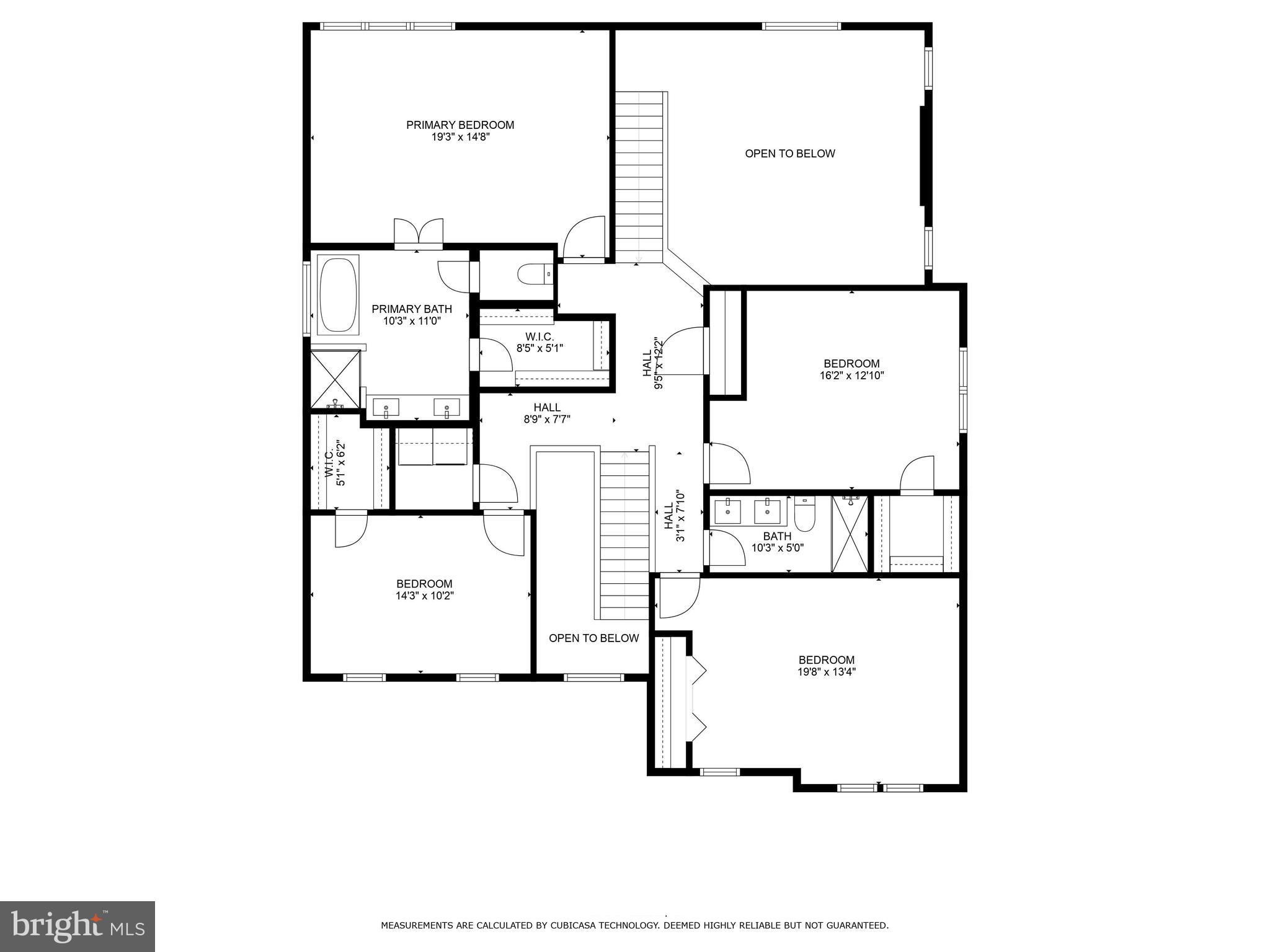 2702 Courthouse Oaks Road Vienna, VA 22181 - Photo 54 of 55 Upper Level Floorplan