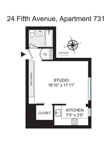 $429,000 | 24 5th Avenue, Unit 731 | Greenwich Village