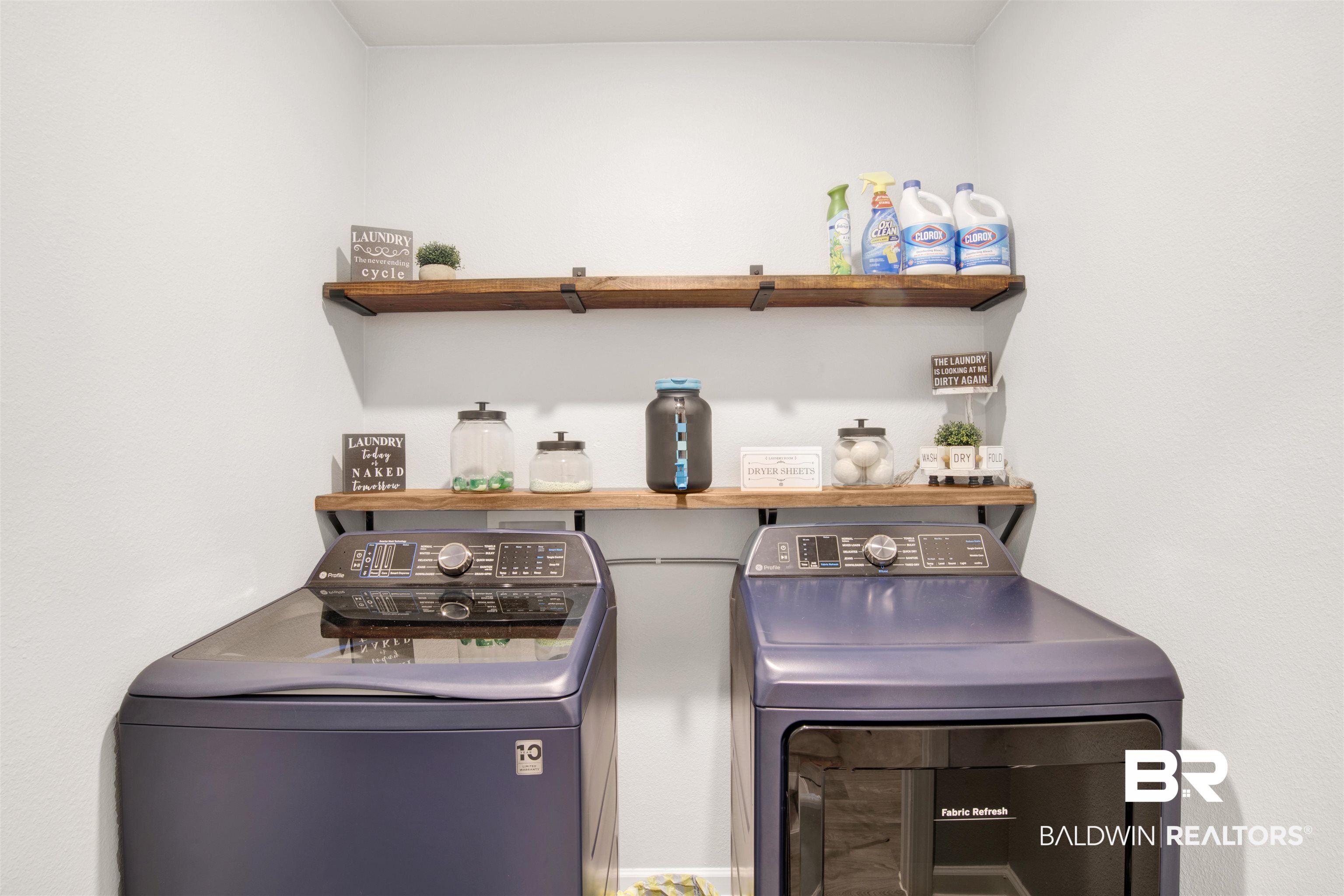 14731 Forsythia Loop Silverhill, AL 36576 - Photo 18 of 25 Washroom featuring washing machine and clothes dryer
