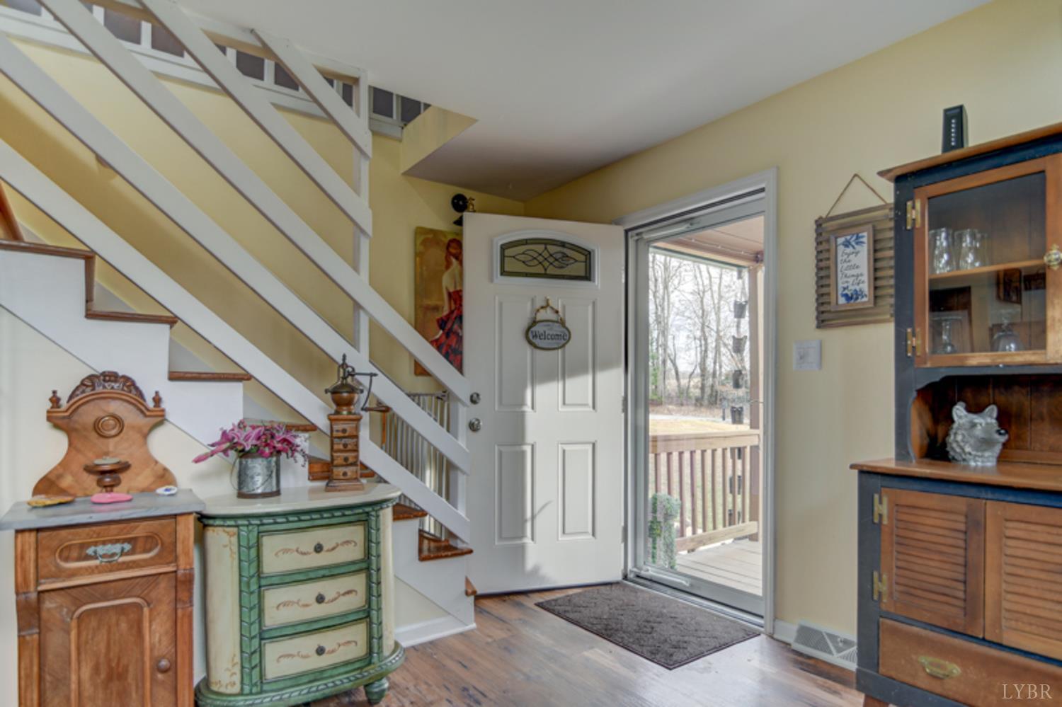 223 Cahas Mountain Road Boones Mill, VA 24065 - Photo 4 of 50 a view of entryway with a wooden floor