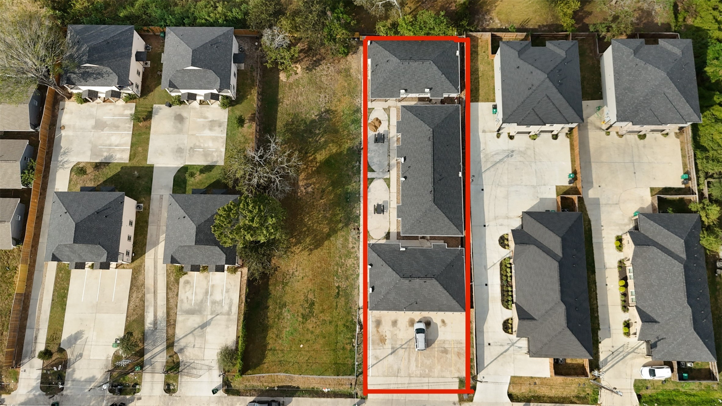 5017 Mallow Street Houston, TX 77033 - Photo 1 of 30 an aerial view of residential houses with outdoor space