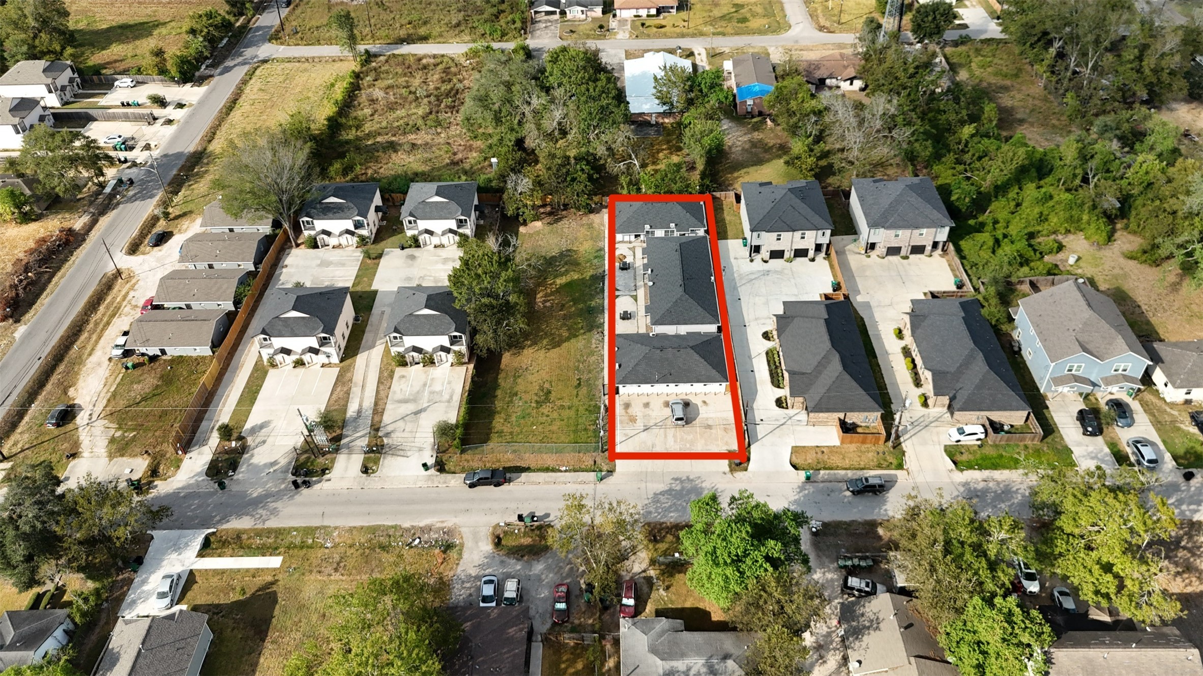 5017 Mallow Street Houston, TX 77033 - Photo 2 of 30 an aerial view of residential houses with outdoor space