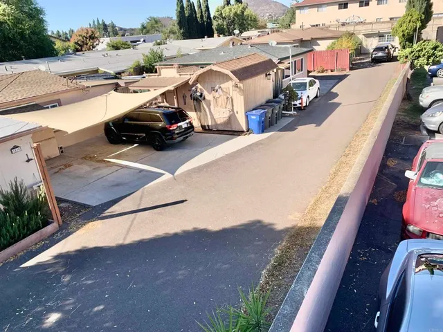 a car parked on the side of the road