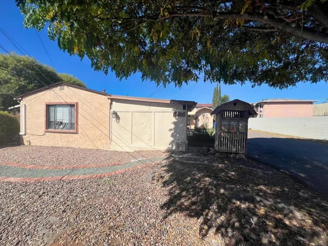 a view of city street