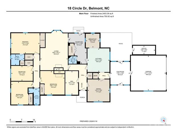 $980,000 | 18 Circle Drive, Belmont, NC 28012