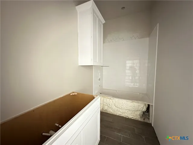 a view of bedroom and bathroom