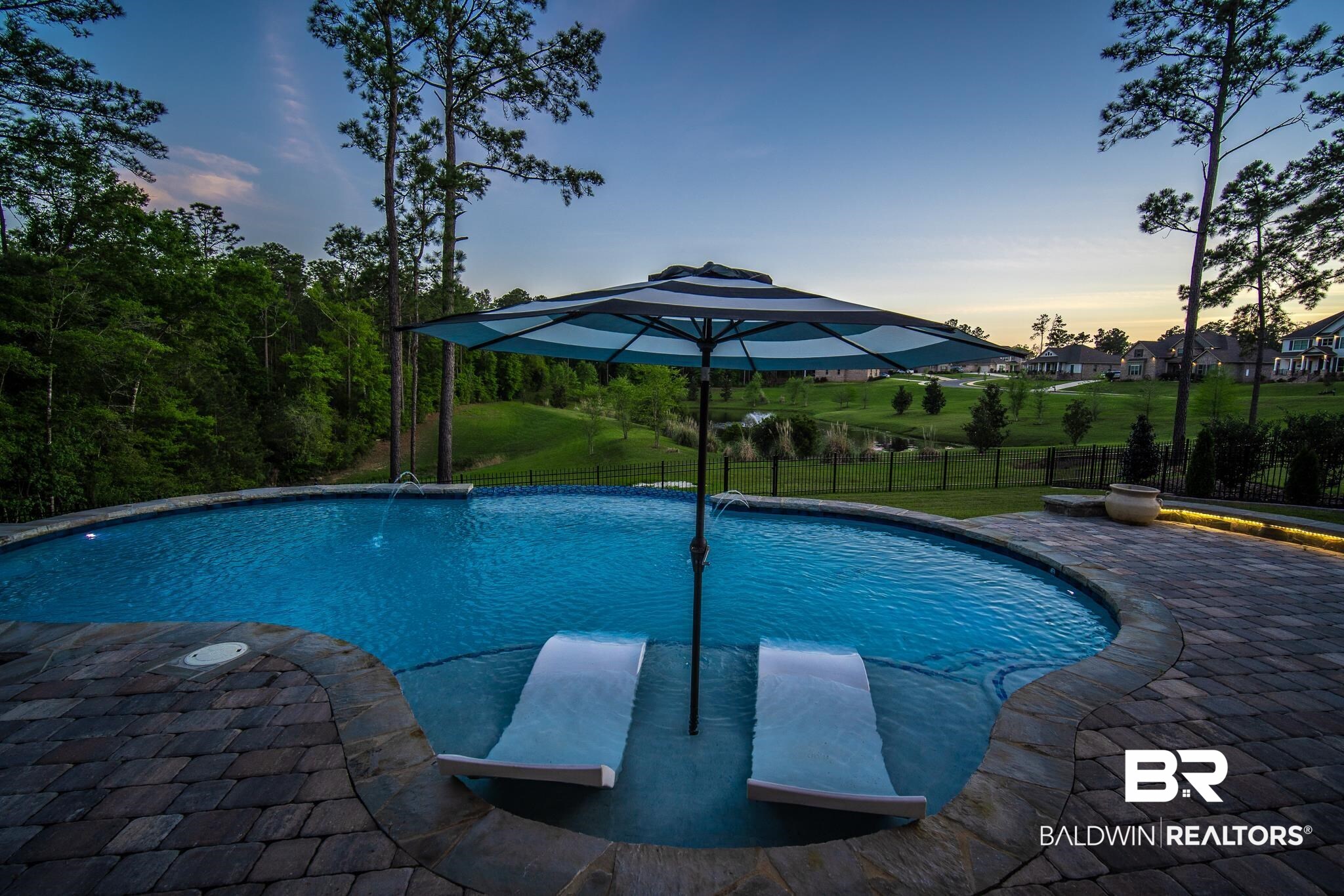 8664 Danube Court Daphne, AL 36526 - Photo 41 of 50 Pool with sun ledge