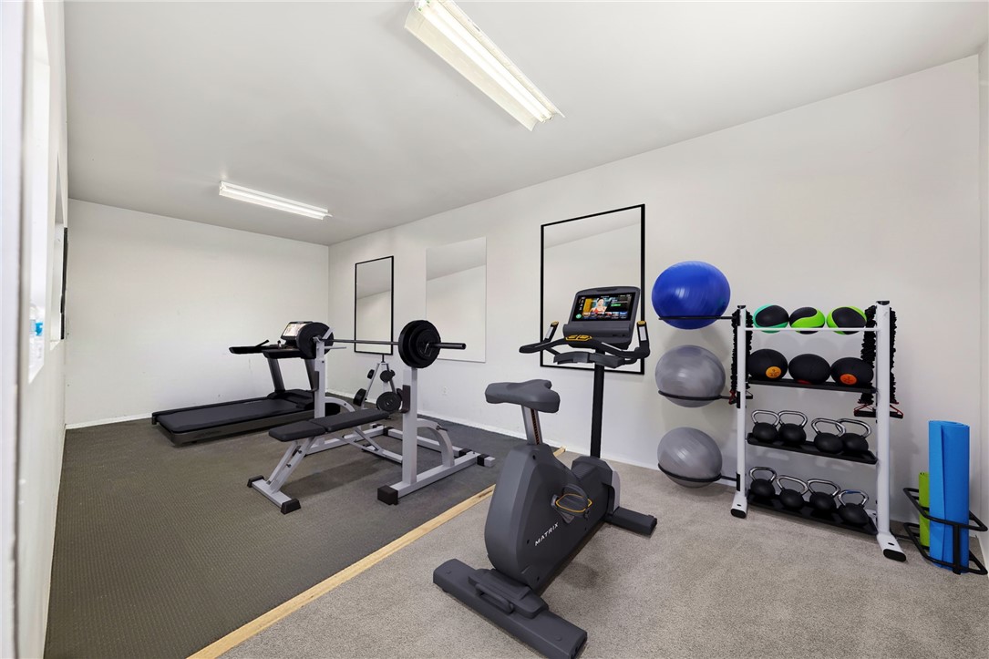 17705 Rodeo Road Lake Elsinore, CA 92530 - Photo 41 of 65 Gym on lower level of Barn