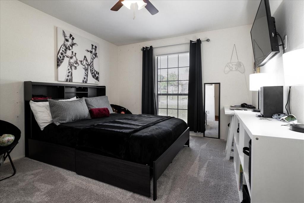 1208 Kesser Drive Plano, TX 75025 - Photo 23 of 33 Bedroom with carpet flooring and a ceiling fan