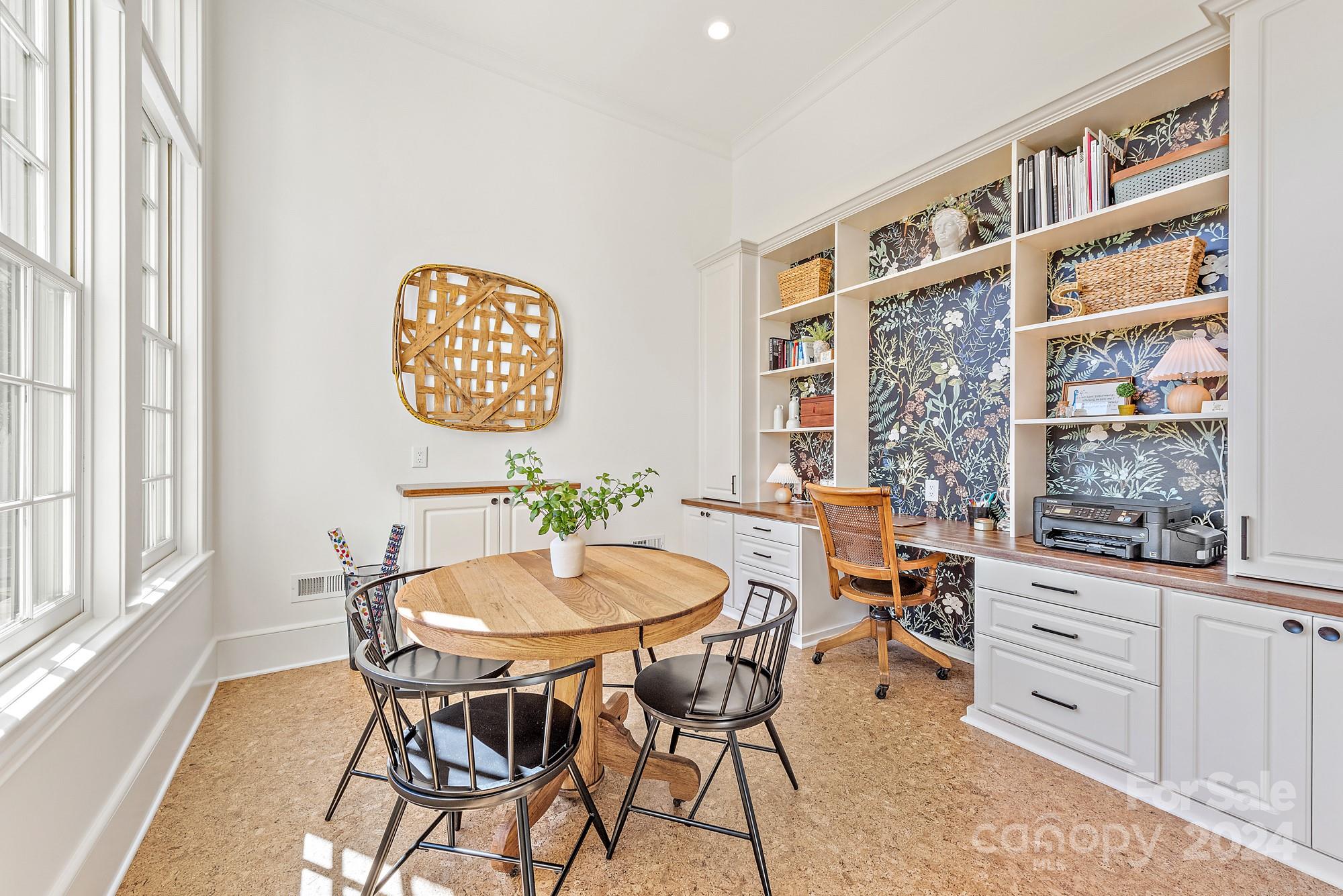 165 Timberside Drive Davidson, NC 28036 - Photo 38 of 48 a view of a dining room with furniture and a window