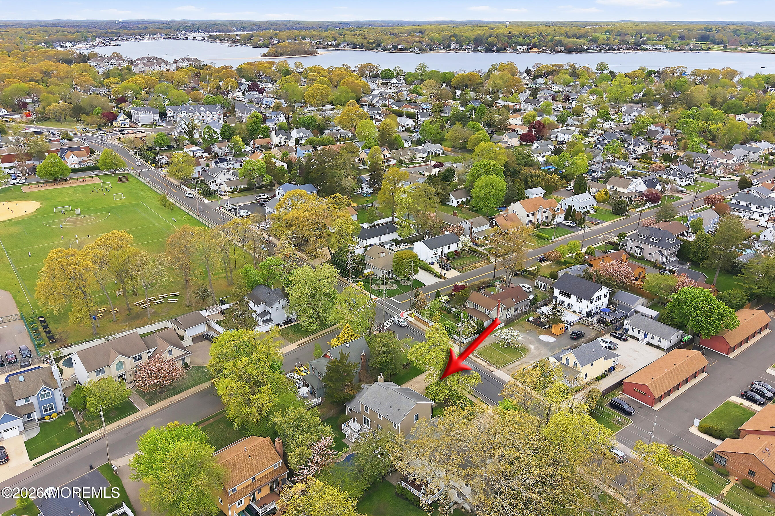 924 Ocean Road Point Pleasant, NJ 08742 - Photo 43 of 56 an aerial view of residential houses with outdoor space