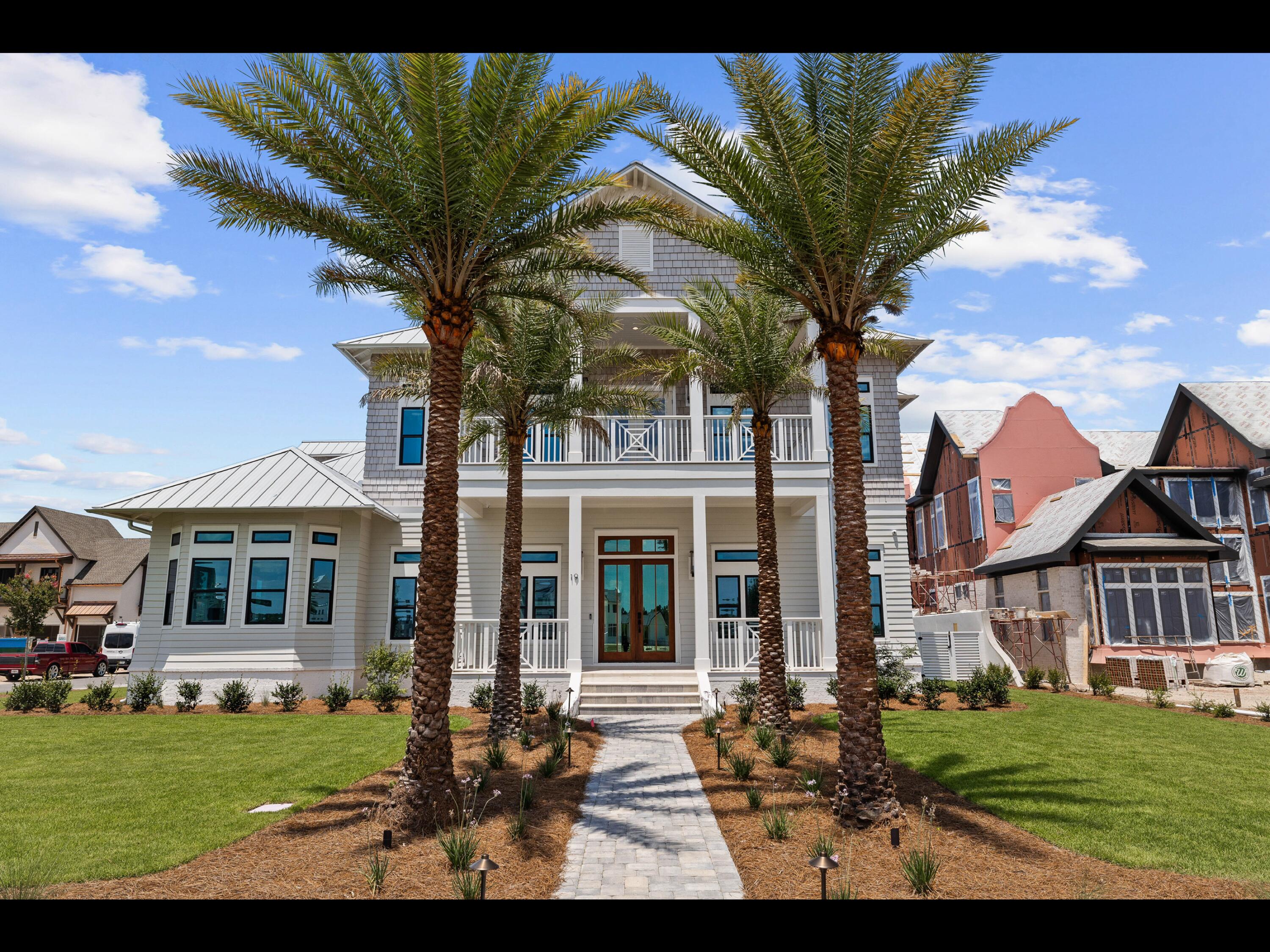 19 Quail Hollow Inlet Beach, FL 32461 - Photo 24 of 84 front view of a house with a garden
