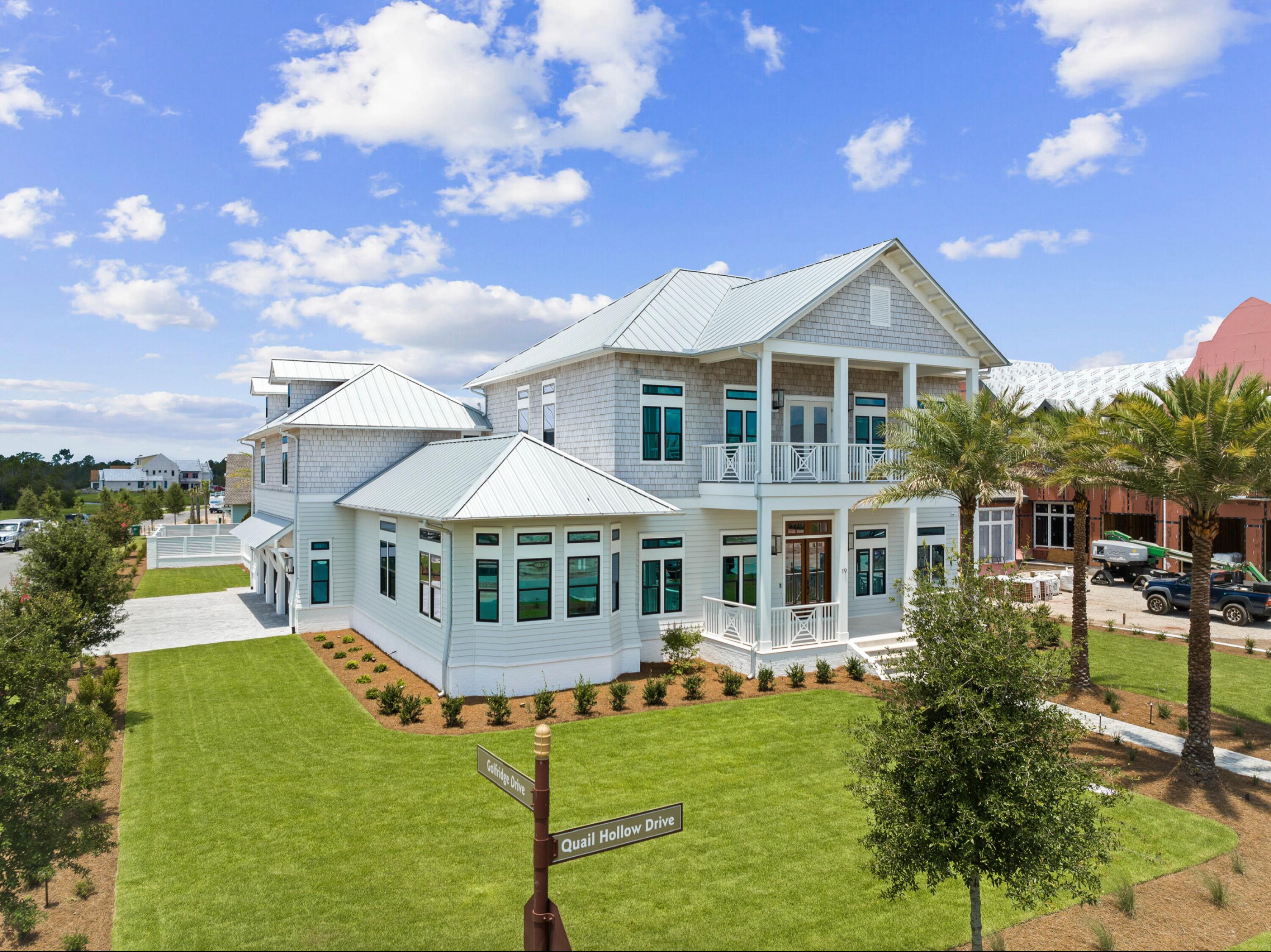 19 Quail Hollow Inlet Beach, FL 32461 - Photo 36 of 84 a front view of a house with a yard