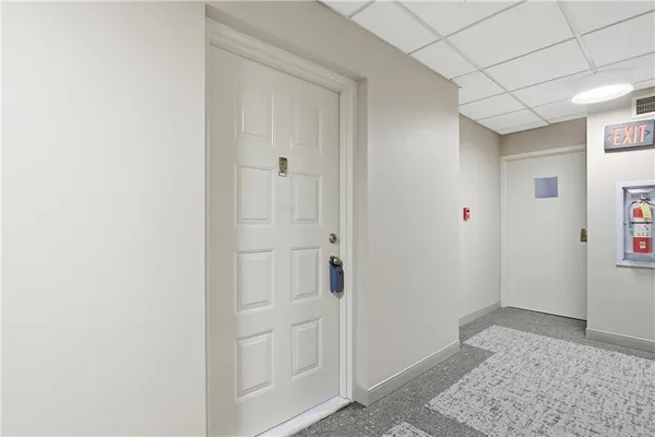 a view of an empty room