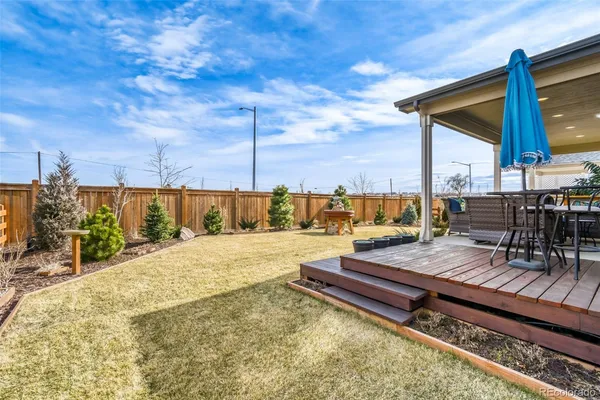 a view of a swimming pool with a lounge chairs