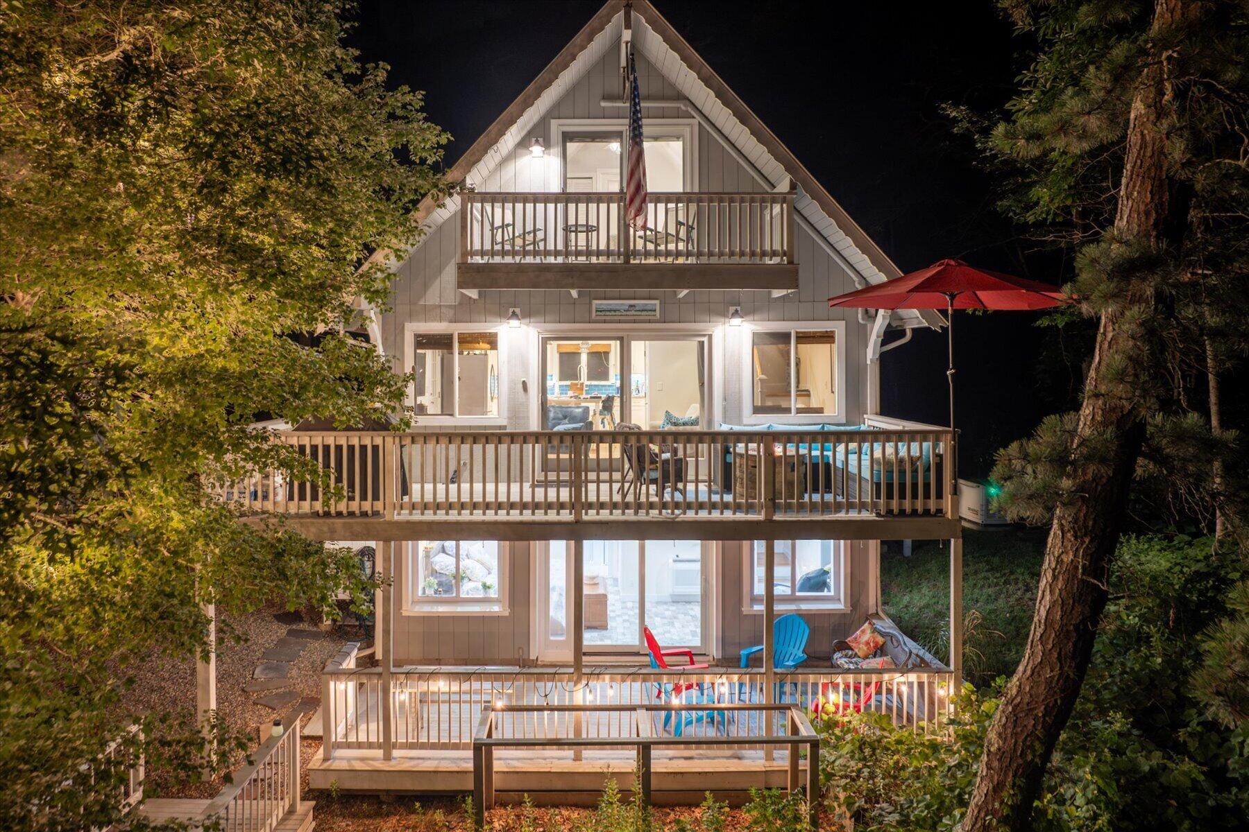 front view of a house with a porch