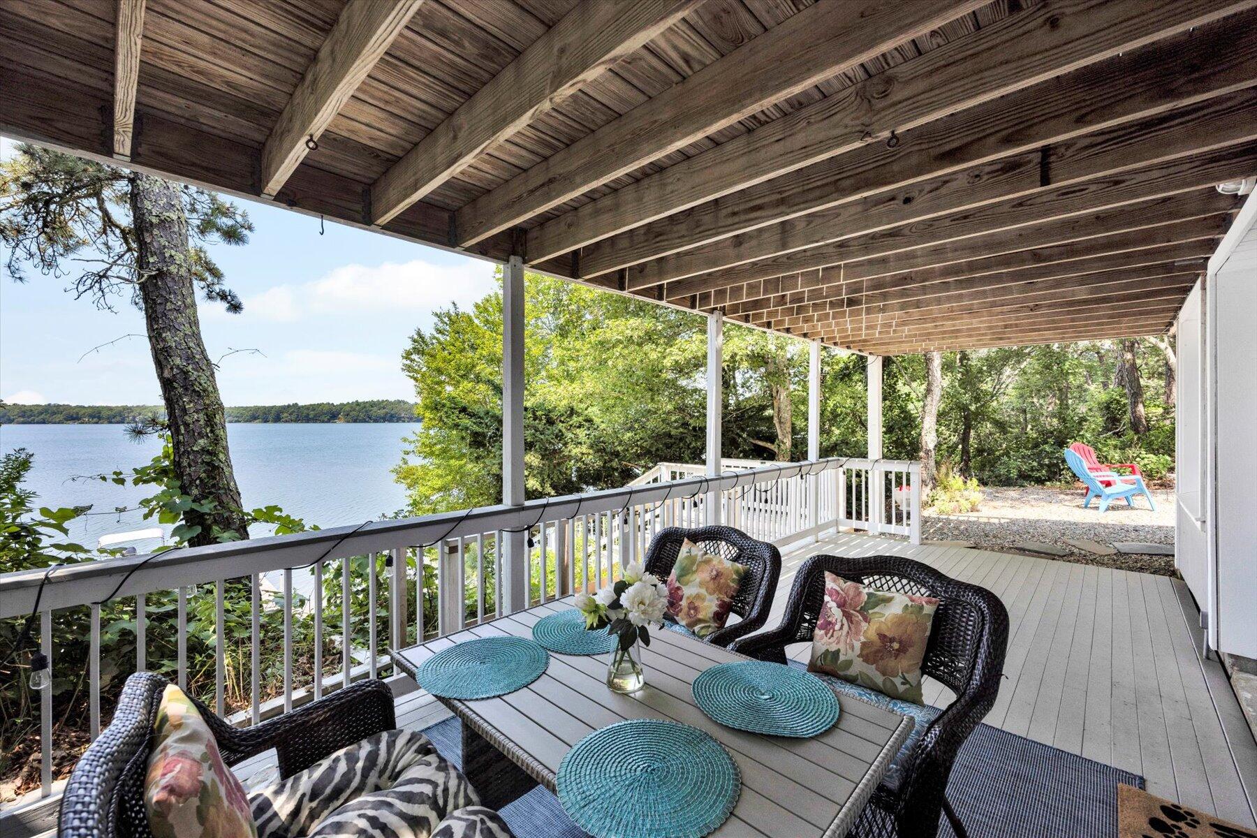 120 Wheeler Road Mashpee, MA 02649 - Photo 17 of 49 a view of a patio on the roof deck